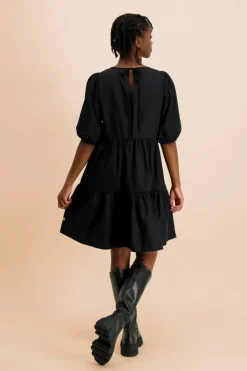 Kaiko Tiered Mini Mekko, Musta