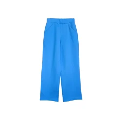 Papu Wide Leg Housut, Bright Blue