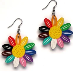 Rainbow Daisy Korvakorut