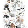 Sokru Metallic Flowers Juliste